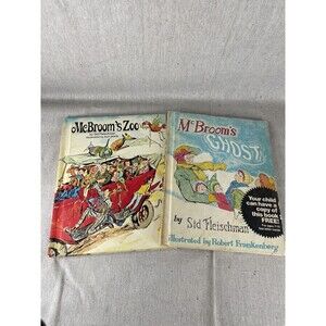 2 Sid Fleischman McBroom Book Lot, Ghost, Zoo The Truth Weekly